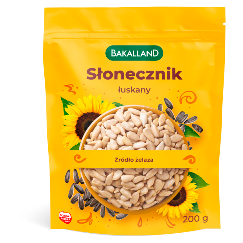 BAKALLAND Słonecznik łuskany frisco.pl