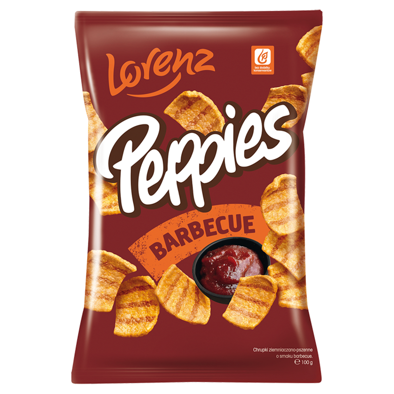 LORENZ Peppies Chrupki ziemniaczano-pszenne o smaku barbecue frisco.pl