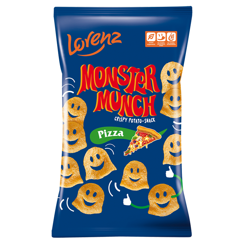 LORENZ Monster Munch Chrupki ziemniaczane o smaku pizzy frisco.pl