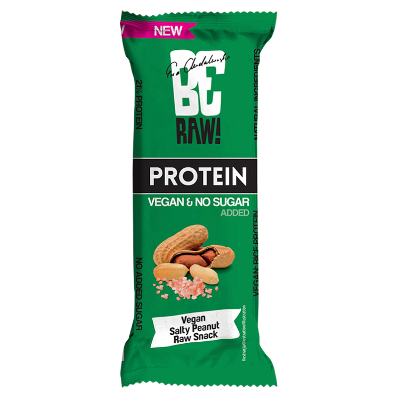 BE RAW! Bar Protein 21% Salty Peanut