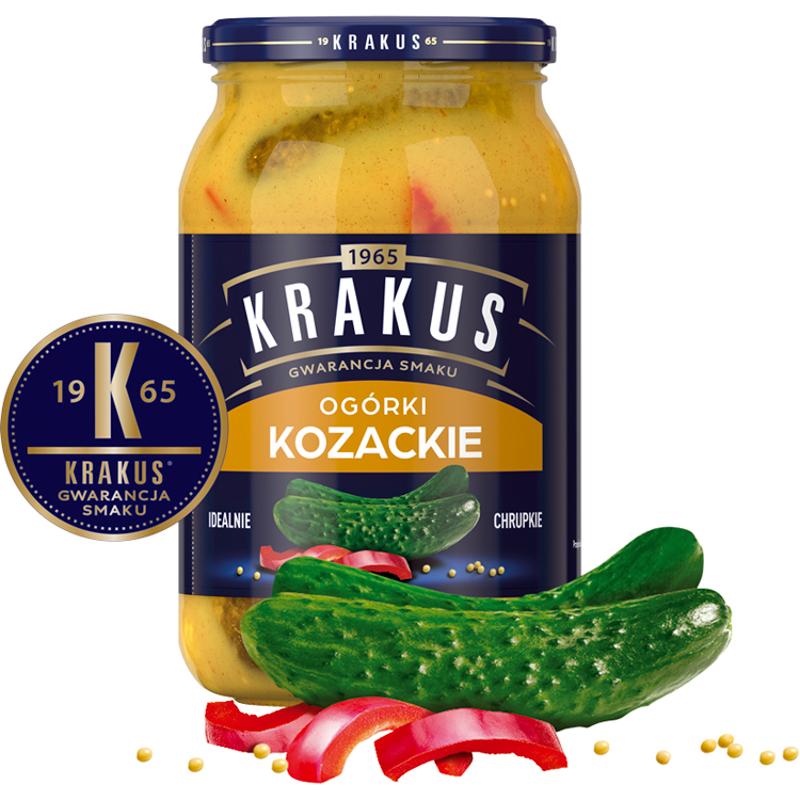 KRAKUS Ogórki konserwowe kozackie frisco.pl