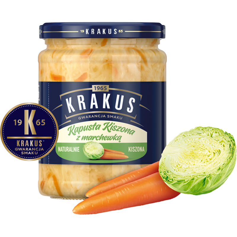 KRAKUS Kapusta kiszona z marchwią
