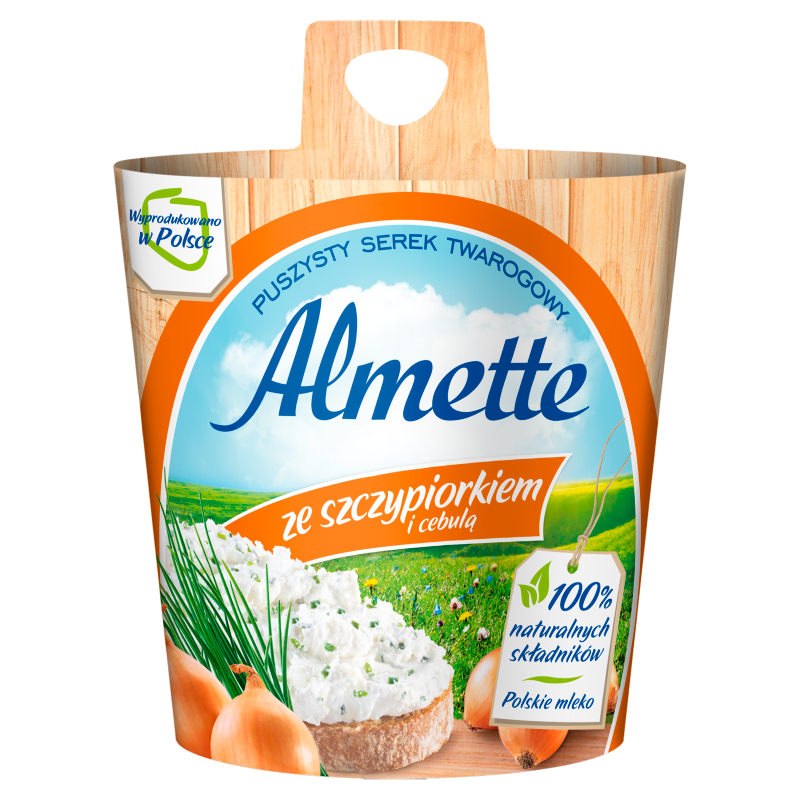ALMETTE Serek twarogowy ze szczypiorkiem i cebulą frisco.pl