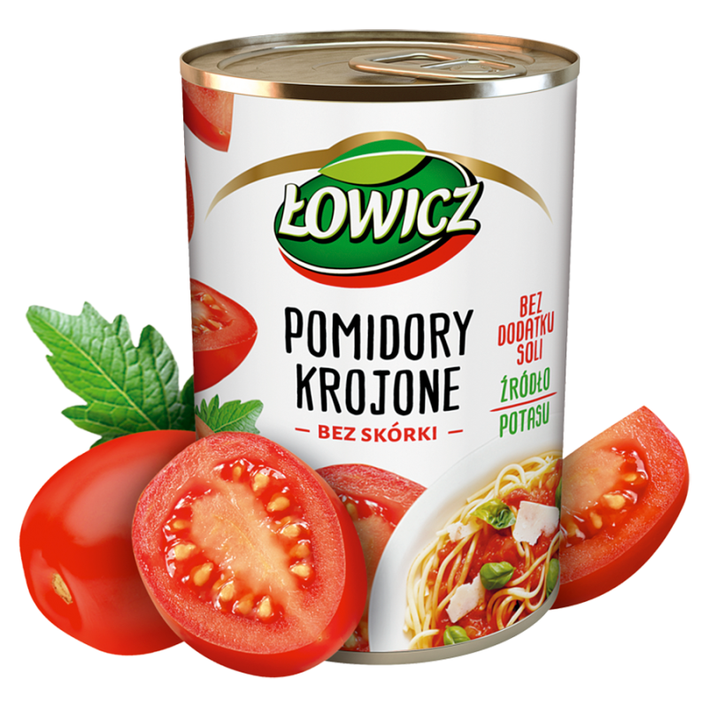 ŁOWICZ Pomidory krojone bez skórki frisco.pl