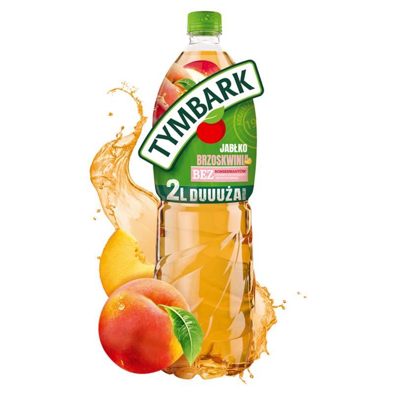 TYMBARK Jabłko brzoskwinia Napój PET