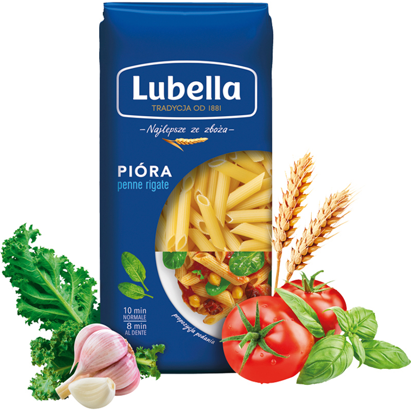 LUBELLA Makaron pióra (penne rigate) frisco.pl