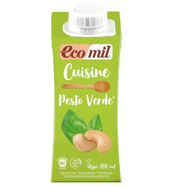 ECOMIL Pesto verde na bazie orzechów nerkowca BIO