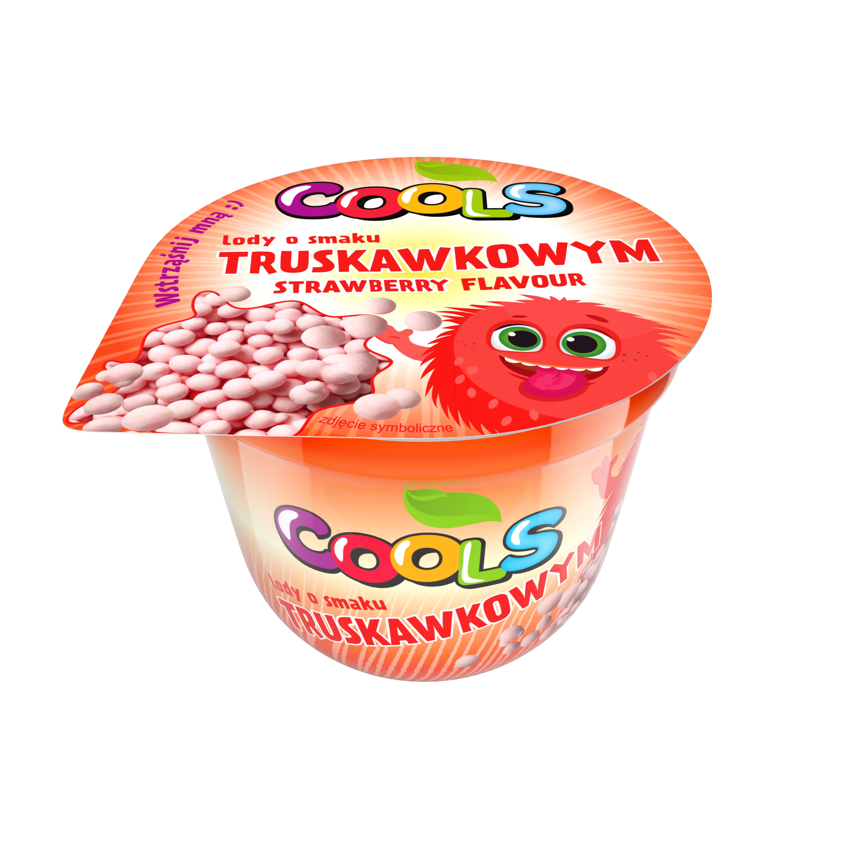 COOLS Cools lody kuleczkowe truskawka