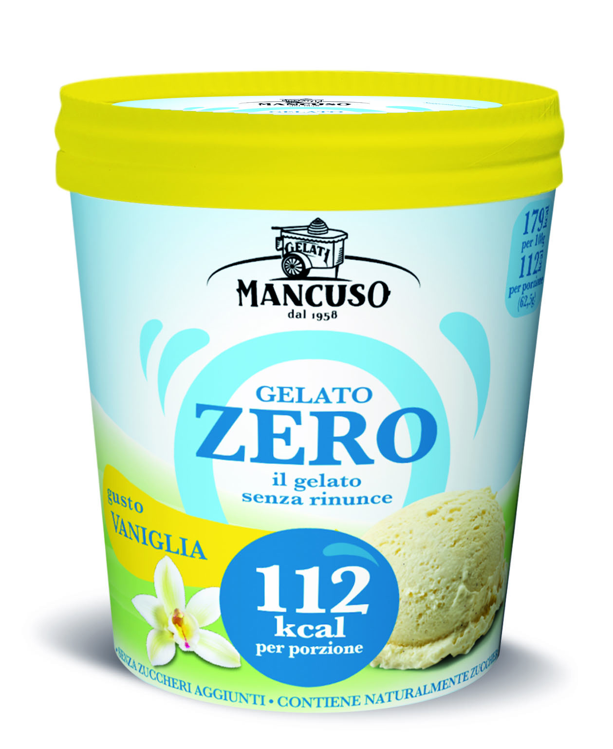 MANCUSO Lody waniliowe bez cukru