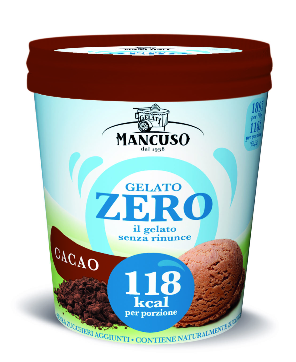 MANCUSO Lody czekoladowe bez cukru
