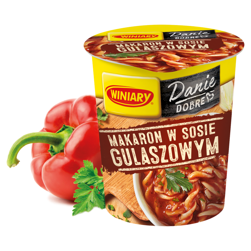 WINIARY Makaron w sosie gulaszowym
