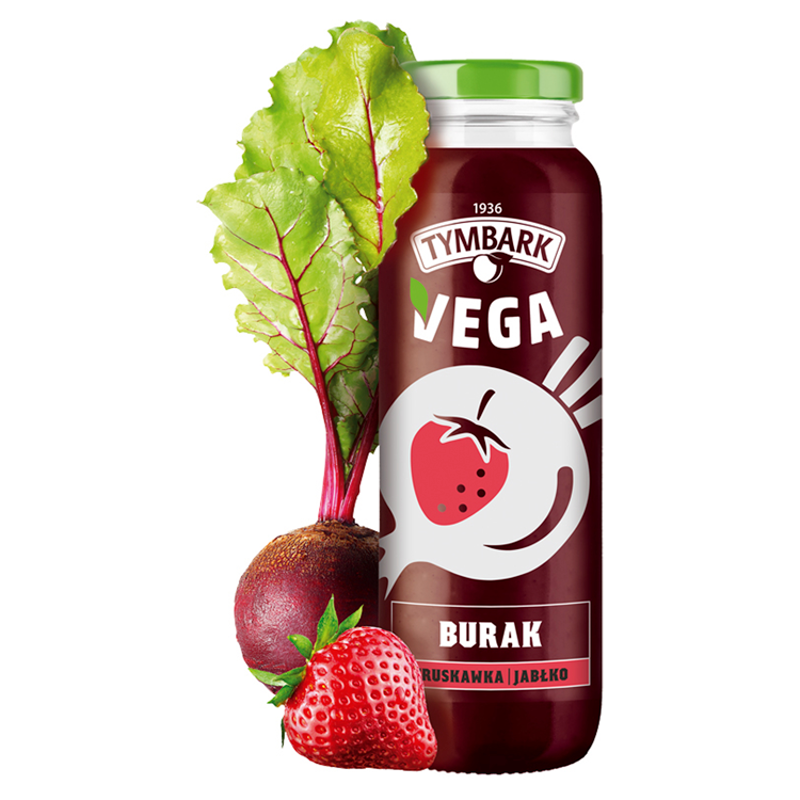TYMBARK Sok 100% Burak z truskawką
