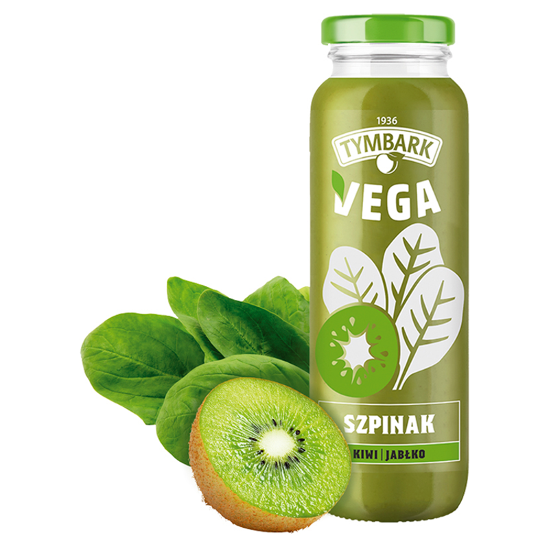 TYMBARK Vega Sok wieloowocowo-warzywny szpinak kiwi i jabłko