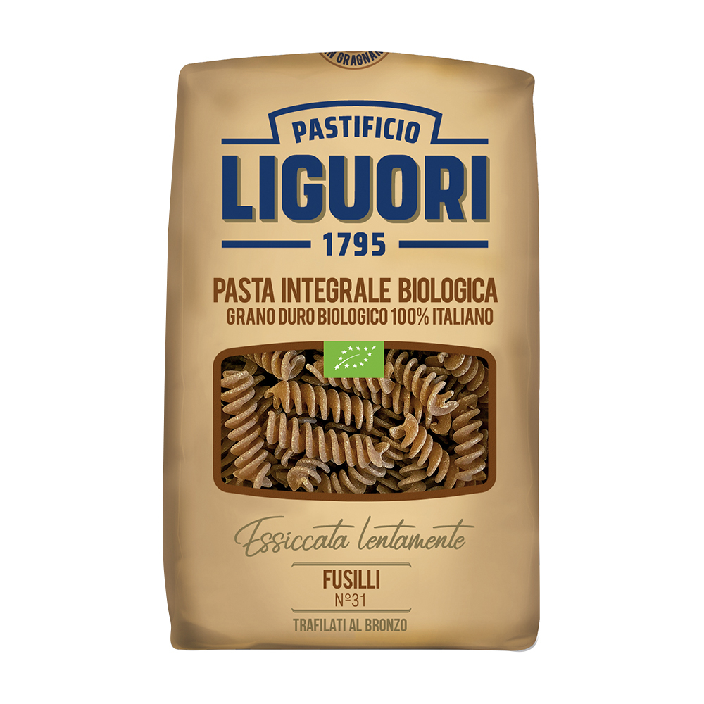 LIGUORI Makaron świderki (fusilli) pełnoziarnisty BIO