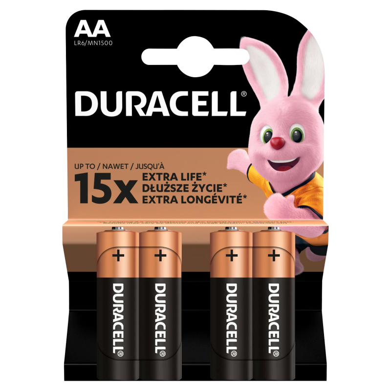 DURACELL Baterie Alkaiczne Basic AA 4 szt. frisco.pl