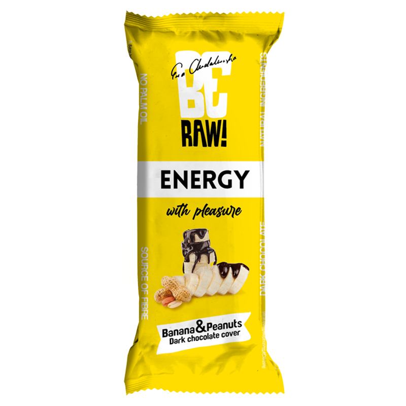 BE RAW! Baton Energy Banana&Peanuts frisco.pl