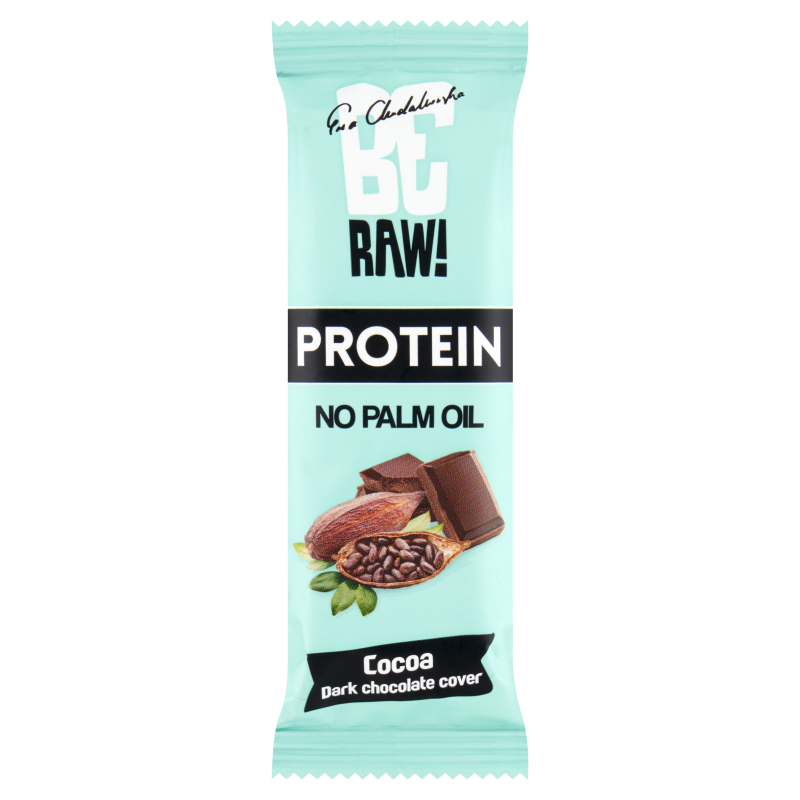 BE RAW! Baton proteinowy- surowe kakao w gorzkiej czekoladzie frisco.pl