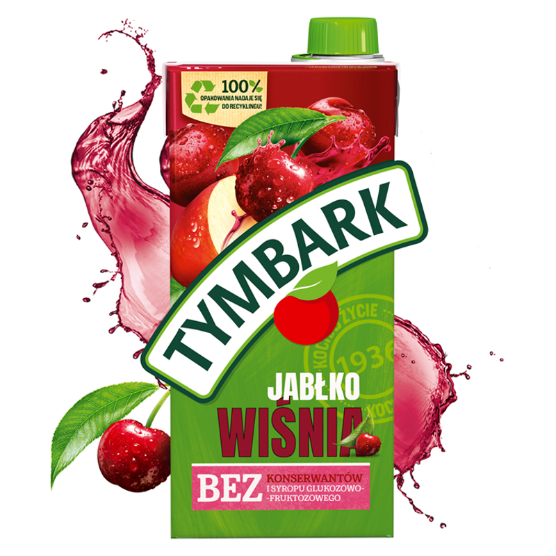 TYMBARK Wiśnia jabłko Napój