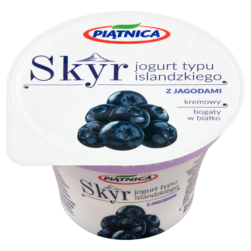 PIĄTNICA Skyr Jogurt typu islandzkiego z jagodami frisco.pl