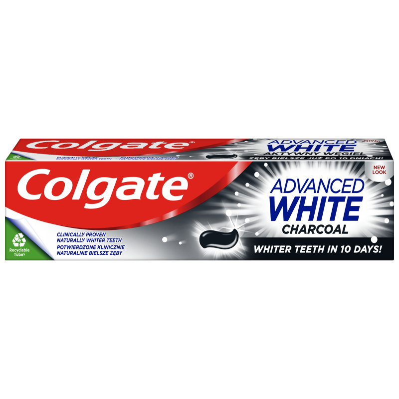 COLGATE Advanced White Pasta do zębów z aktywnym węglem