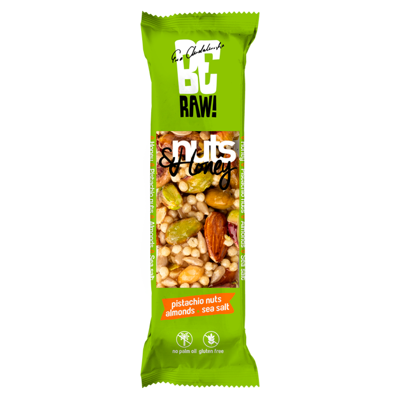 BE RAW! Baton Nuts&Honey Pistachio frisco.pl