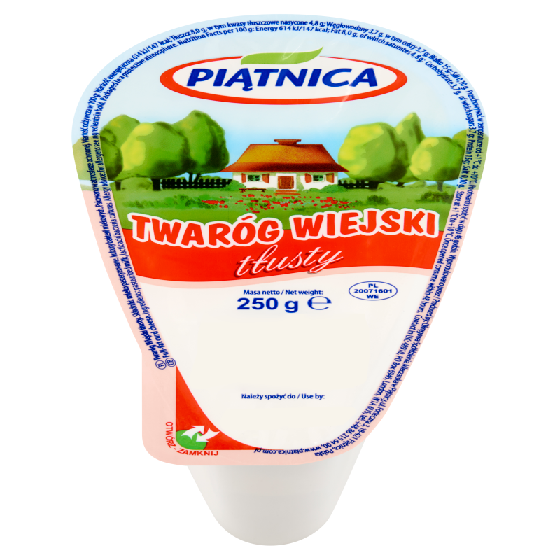 PIĄTNICA Twaróg Wiejski Tłusty frisco.pl