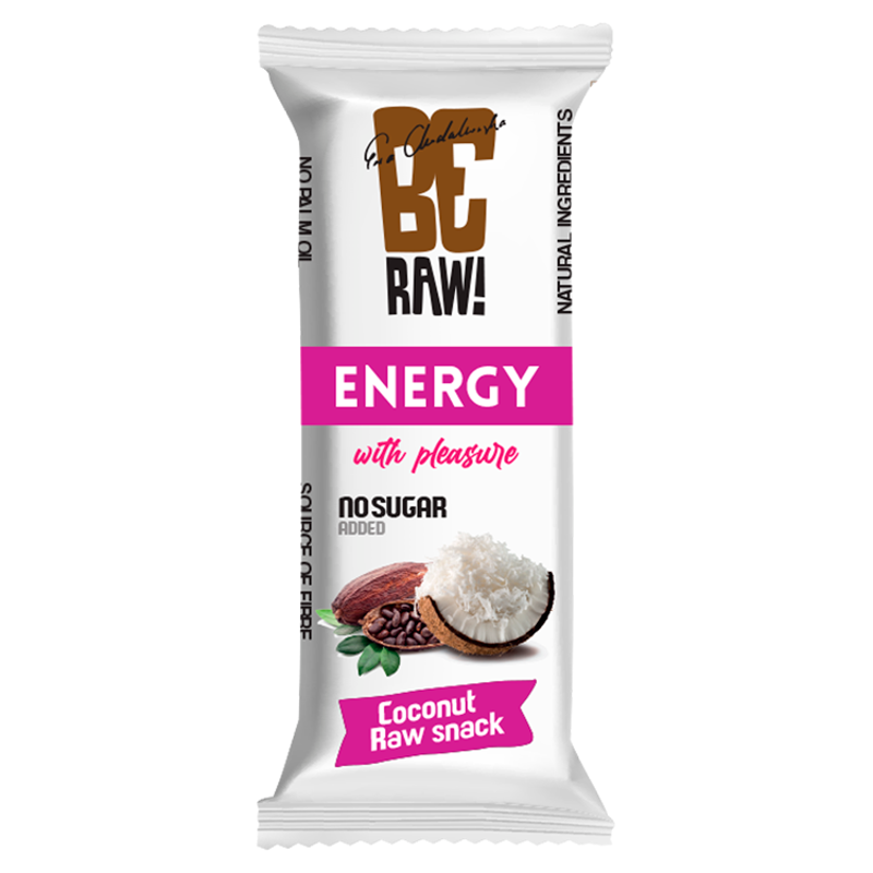 BE RAW! Baton energy - surowe kakao, kokos frisco.pl