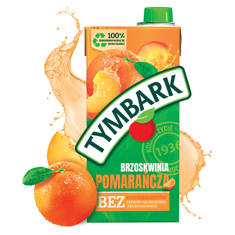 TYMBARK Pomarańcza brzoskwinia Napój frisco.pl
