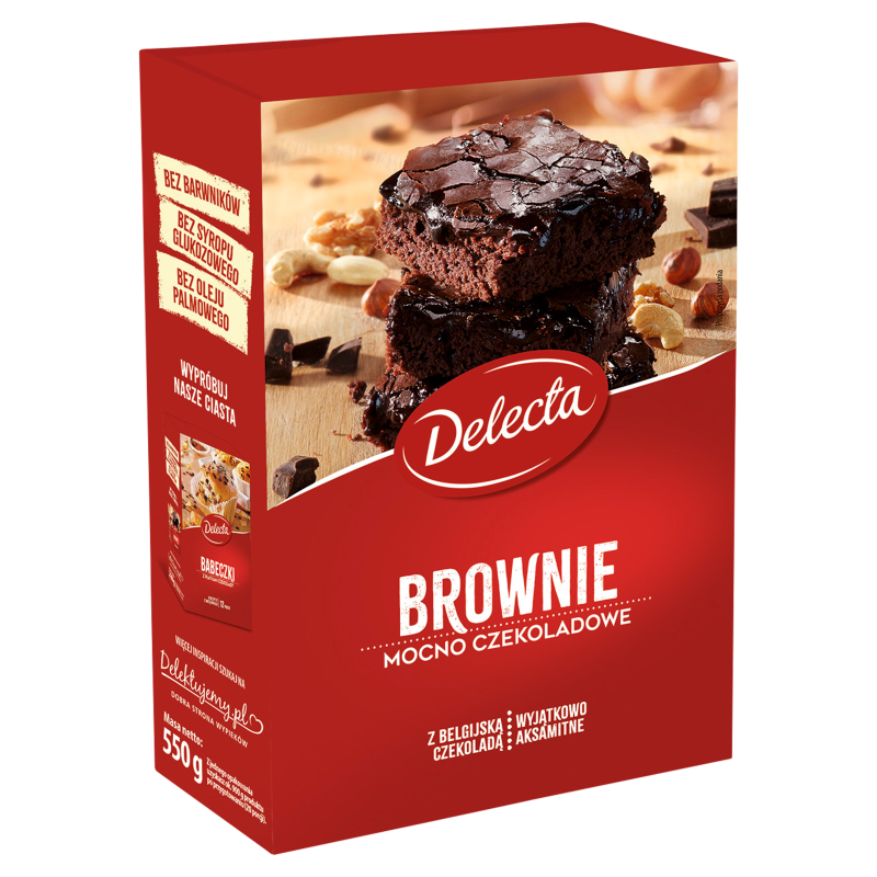 DELECTA Ciasto brownie z belgijską czekoladą frisco.pl