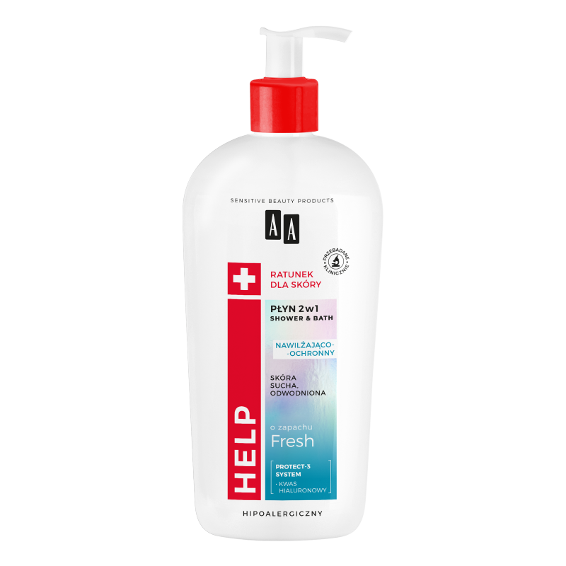 Help Płyn 2w1 Shower & Bath nawilżająco-ochronny
