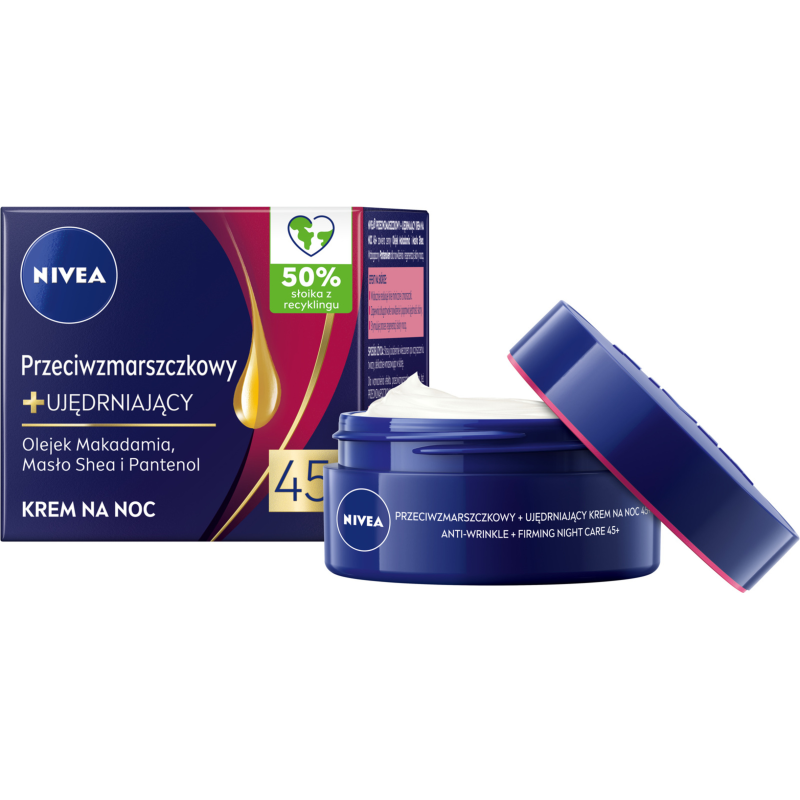 NIVEA Przeciwzmarszczkowy krem do twarzy na noc 45+ frisco.pl