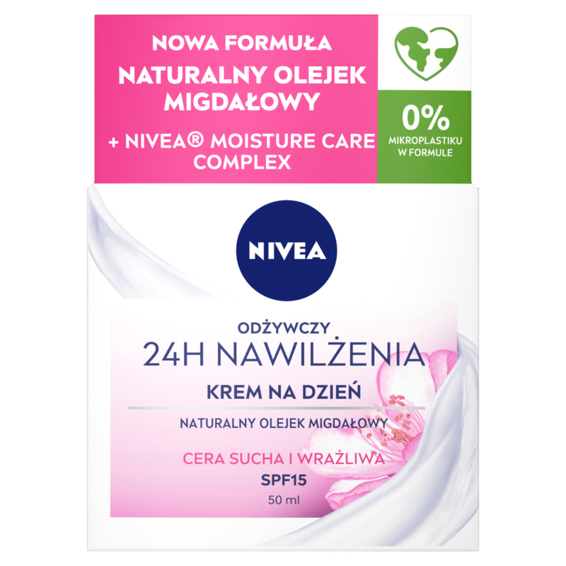 NIVEA Odżywczy krem na dzień 24h - cera sucha i wrażliwa