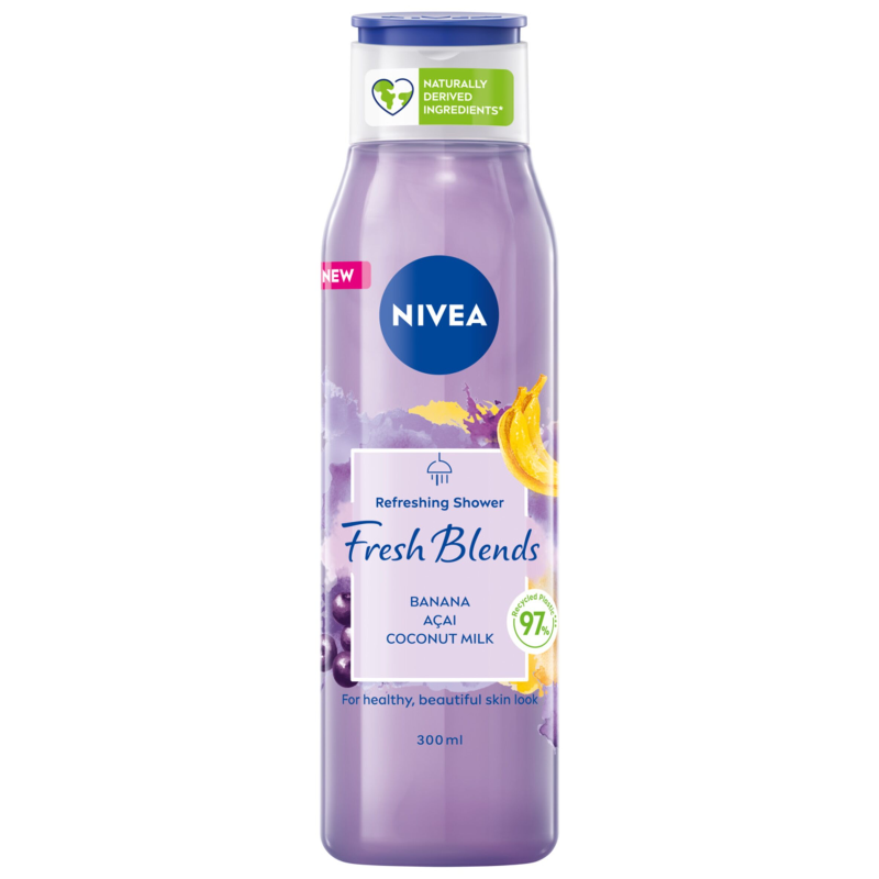 NIVEA Fresh Blends Żel pod prysznic odświeżający Acai i Banan frisco.pl