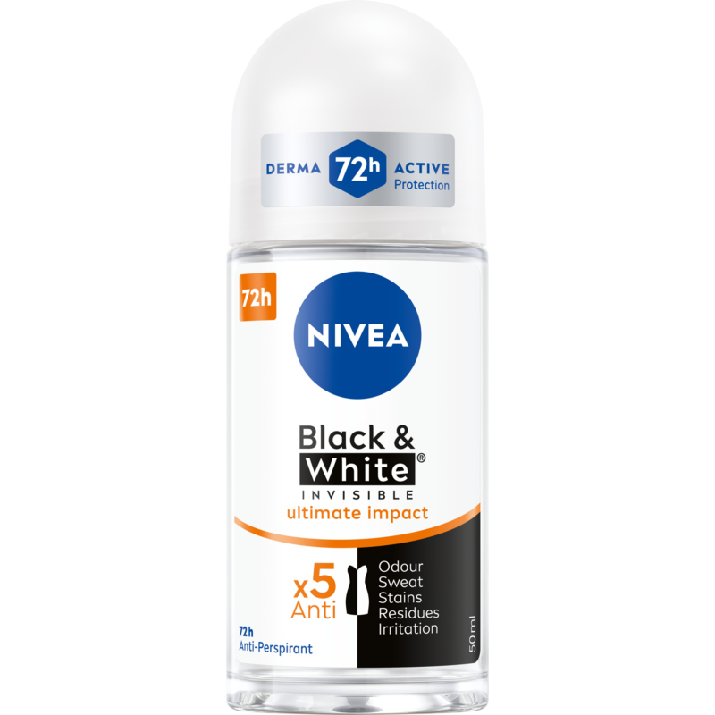 NIVEA Black & White Invisible Ultimate Impact Antyperspirant w kulce dla kobiet
