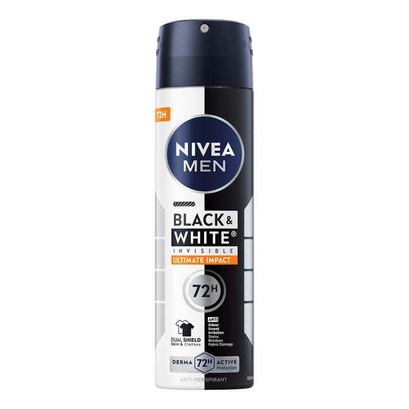 NIVEA MEN Antyperspirant spray Ultimate Impact Invisible frisco.pl