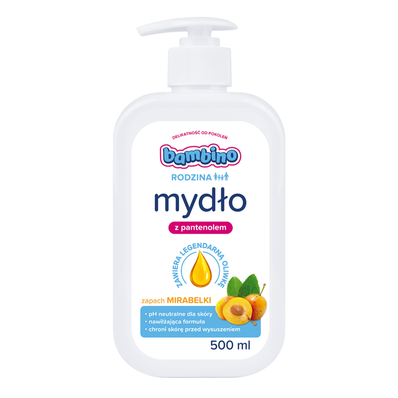 BAMBINO RODZINA Mydło do rąk o zapachu mirabelki frisco.pl