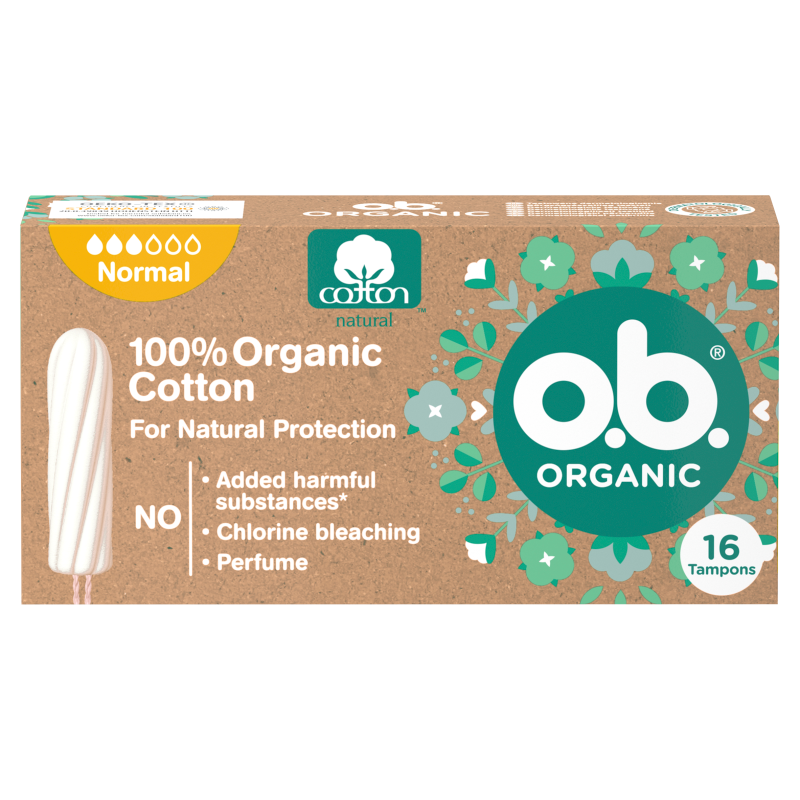 O.B.® Organic Tampony Normal 16 szt. frisco.pl