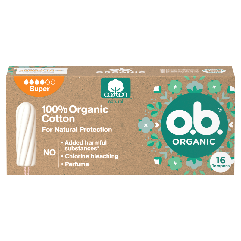 O.B.® Organic Tampony Super 16 szt. frisco.pl