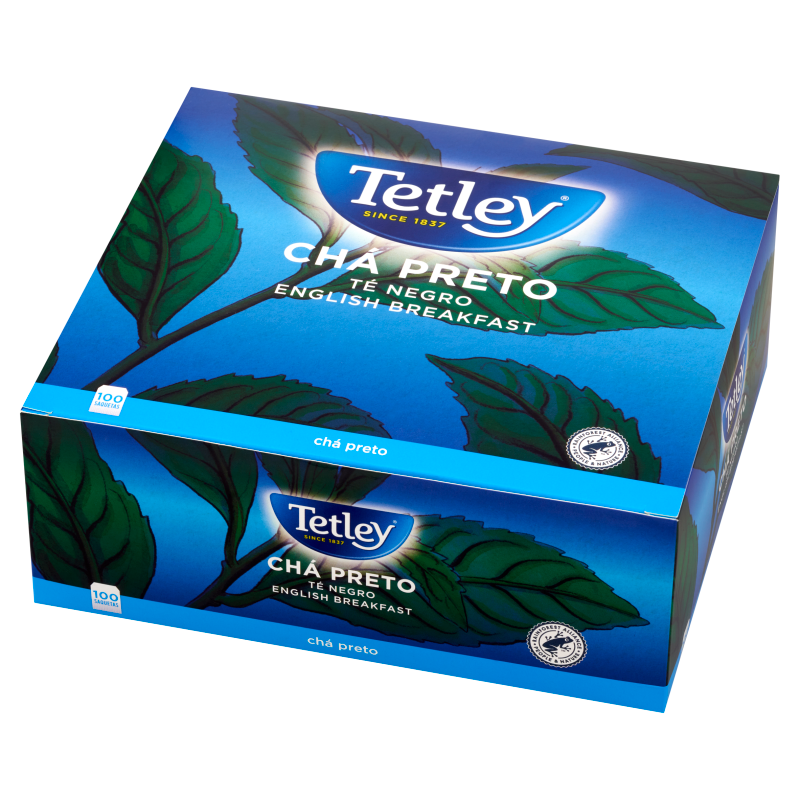 TETLEY Herbata English Breakfast 100 torebek (saszetki)