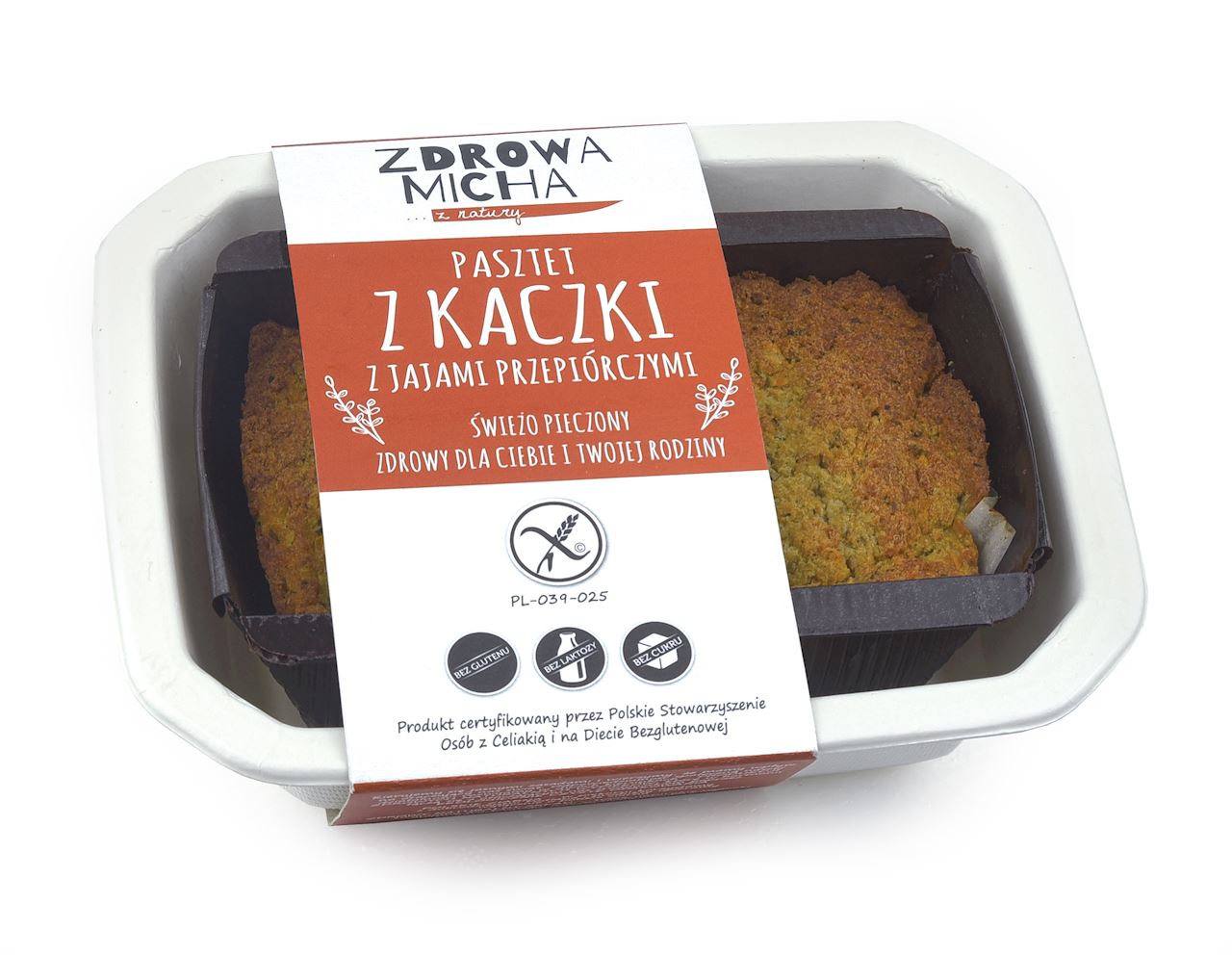 ZDROWA MICHA Pasztet z kaczki z jajami przepiórczymi