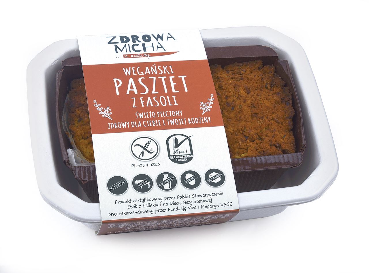 ZDROWA MICHA Wegański pasztet z fasoli