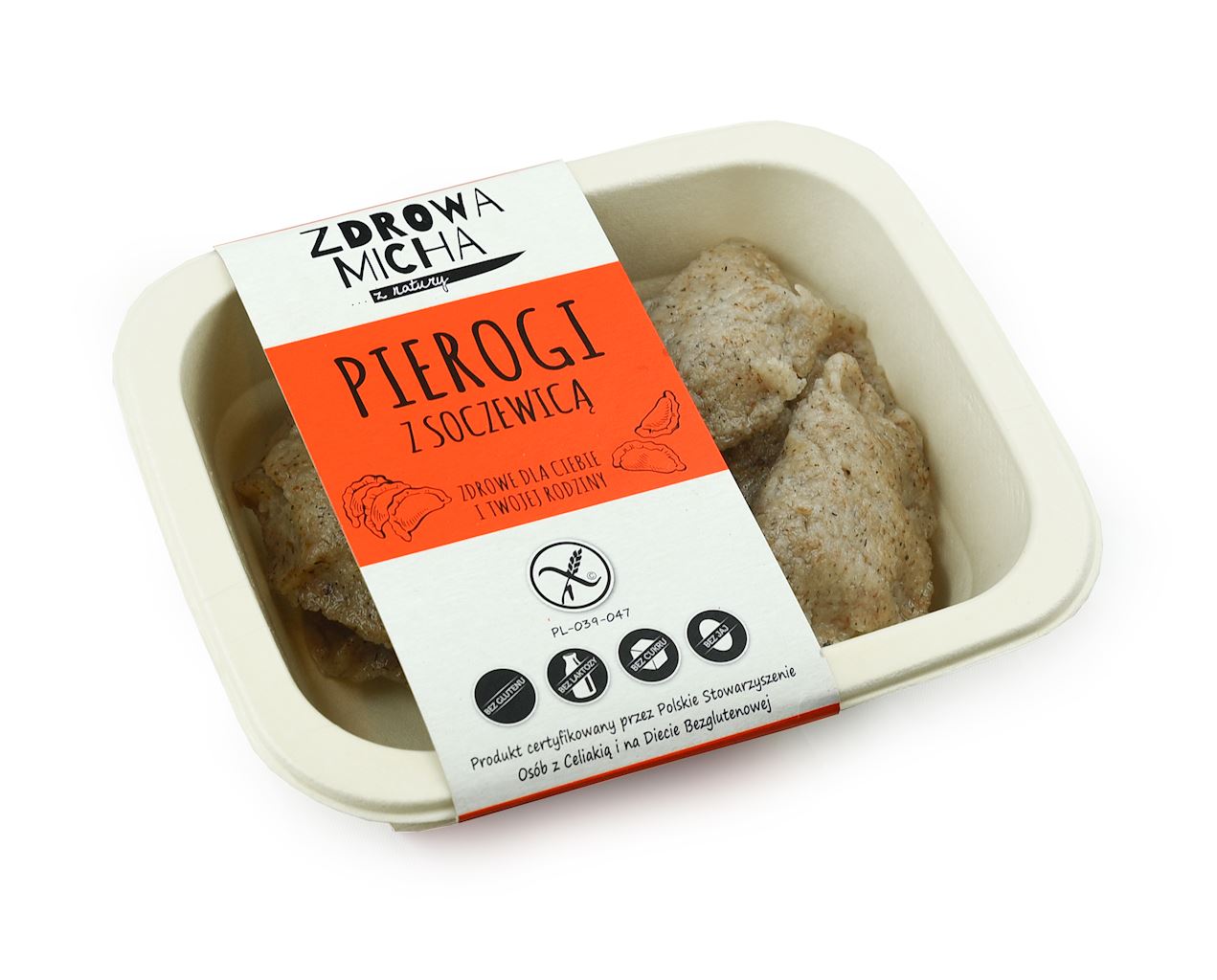 ZDROWA MICHA Bezglutenowe pierogi z soczewicą