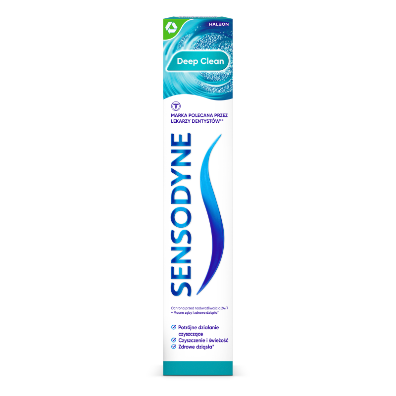 SENSODYNE Deep Clean Pasta do zębów z fluorkiem frisco.pl
