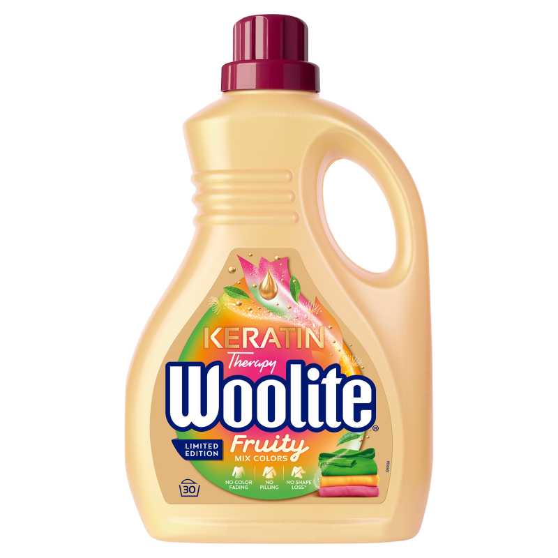 WOOLITE Płyn do prania kolorów z keratyną Colour Fruity 1.8L frisco.pl
