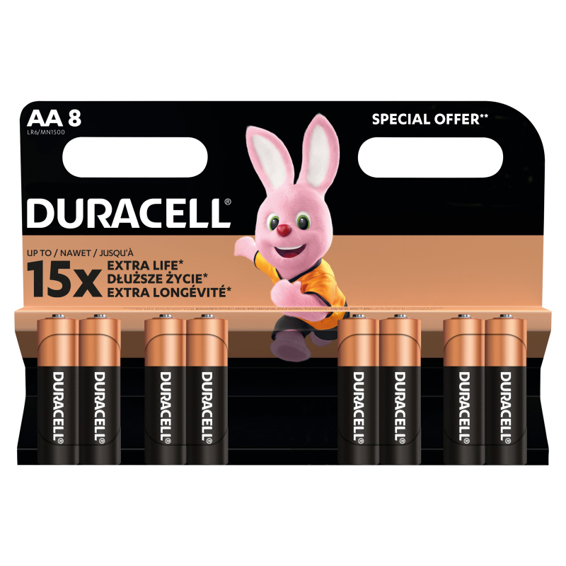 DURACELL Baterie Alkaiczne Basic AA 8 szt. frisco.pl