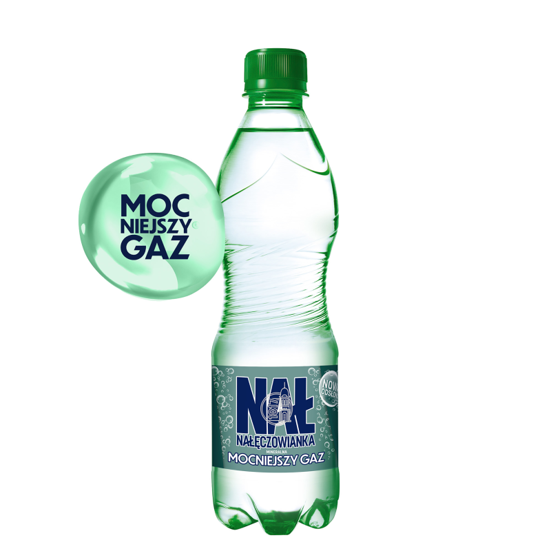 NAŁĘCZOWIANKA Naturalna woda mineralna Mocniejszy Gaz frisco.pl
