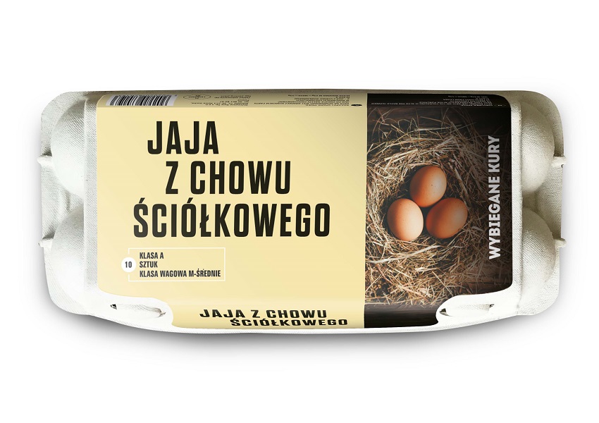 WYBIEGANE KURY Jaja kurze z chowu ściółkowego (rozmiar M) - 10 szt.