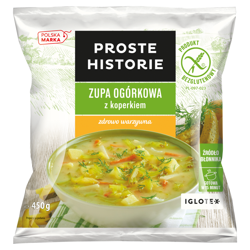 PROSTE HISTORIE Zupa ogórkowa z koperkiem