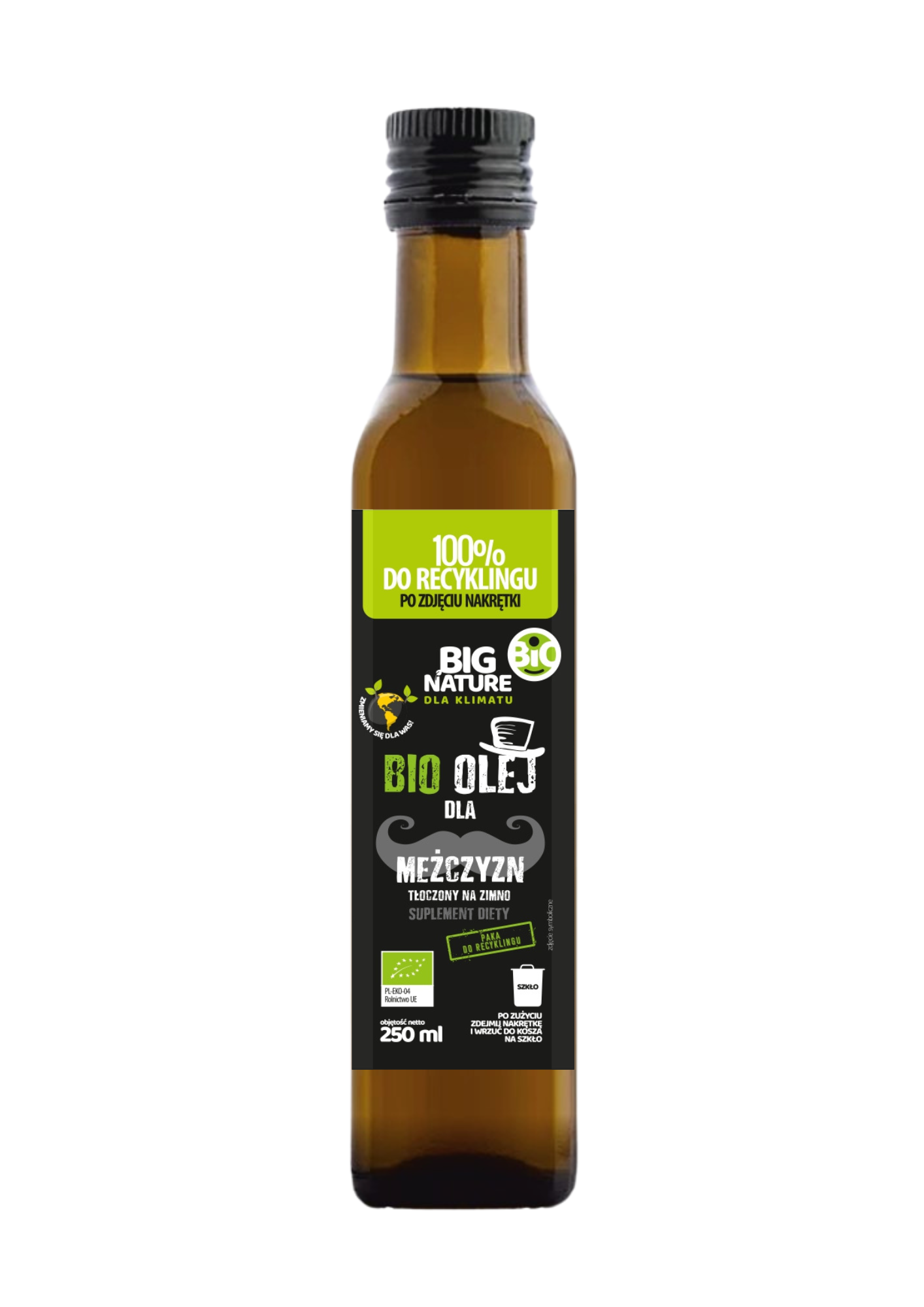 BIG NATURE Olej dla mężczyzn BIO - mix olejów (tłoczony na zimno)
