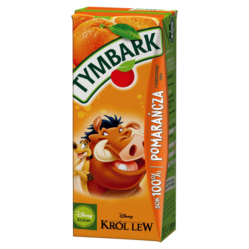 TYMBARK Sok 100% pomarańcza